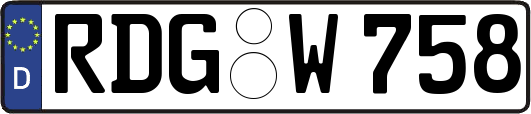 RDG-W758