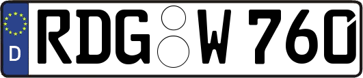 RDG-W760