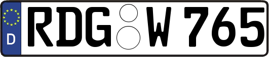 RDG-W765