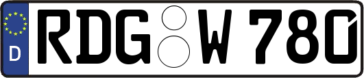 RDG-W780