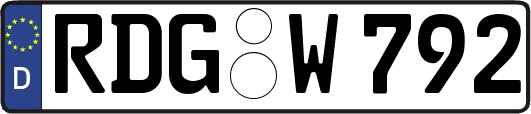 RDG-W792