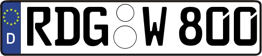 RDG-W800