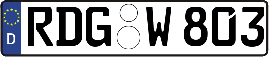 RDG-W803