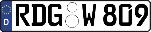 RDG-W809