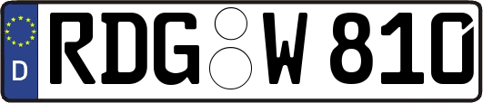 RDG-W810