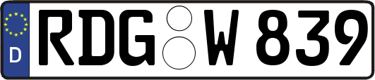 RDG-W839