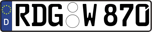 RDG-W870