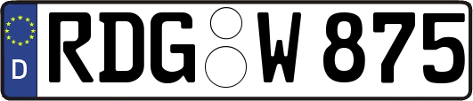RDG-W875