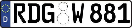 RDG-W881