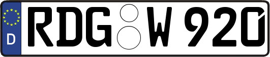 RDG-W920
