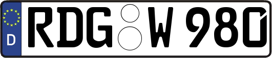 RDG-W980