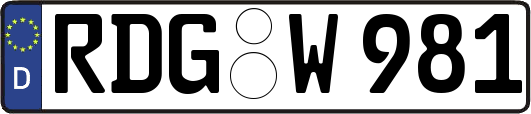 RDG-W981