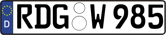 RDG-W985