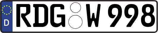 RDG-W998