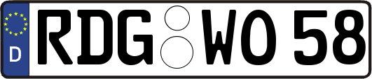 RDG-WO58