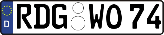 RDG-WO74