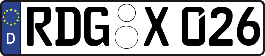 RDG-X026