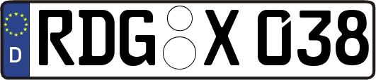 RDG-X038