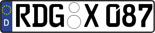 RDG-X087