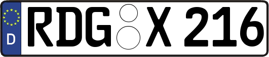 RDG-X216