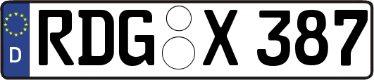 RDG-X387