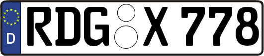 RDG-X778