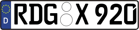 RDG-X920