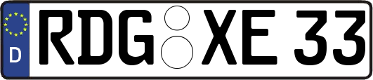 RDG-XE33