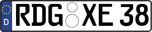 RDG-XE38