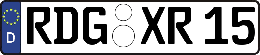 RDG-XR15