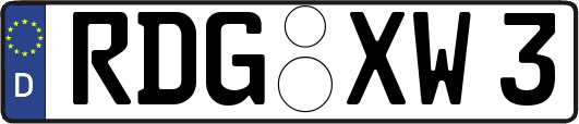 RDG-XW3
