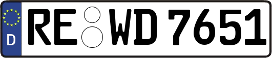 RE-WD7651