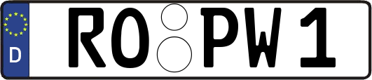 RO-PW1