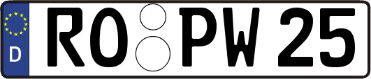 RO-PW25