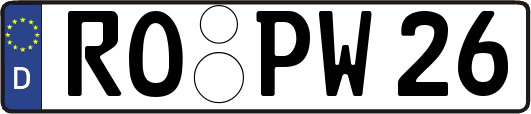RO-PW26