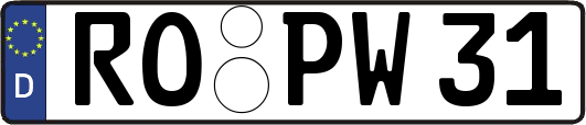 RO-PW31