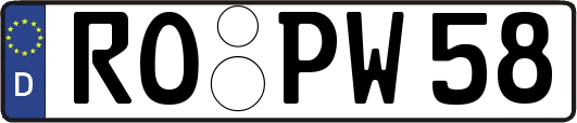 RO-PW58