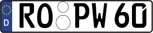 RO-PW60