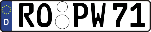 RO-PW71