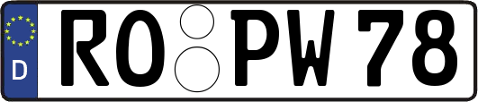 RO-PW78