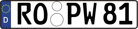 RO-PW81