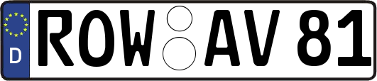 ROW-AV81