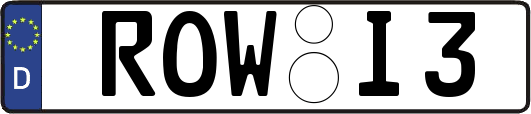 ROW-I3