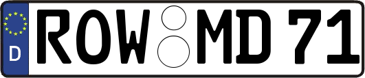 ROW-MD71