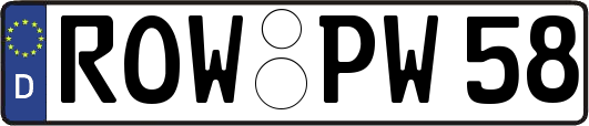 ROW-PW58