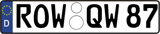 ROW-QW87