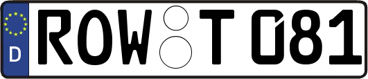 ROW-T081