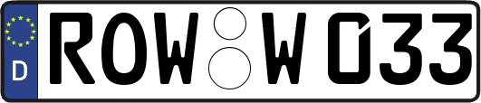 ROW-W033