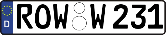 ROW-W231