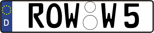 ROW-W5